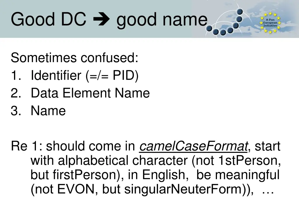 good dc good name
