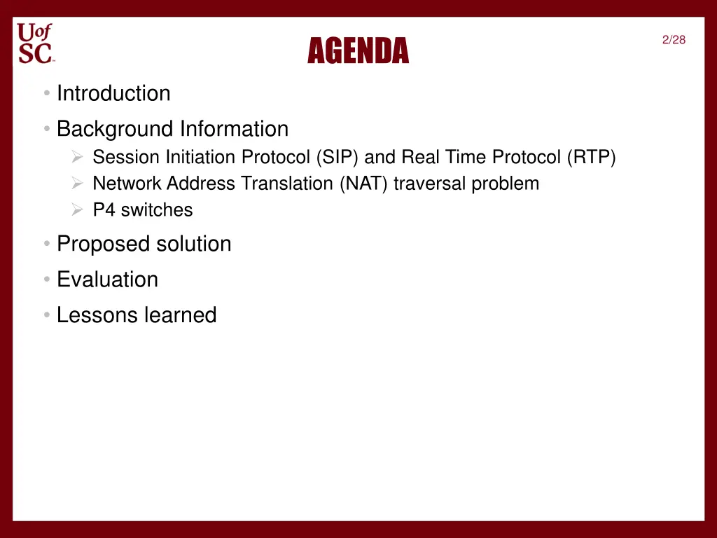 agenda