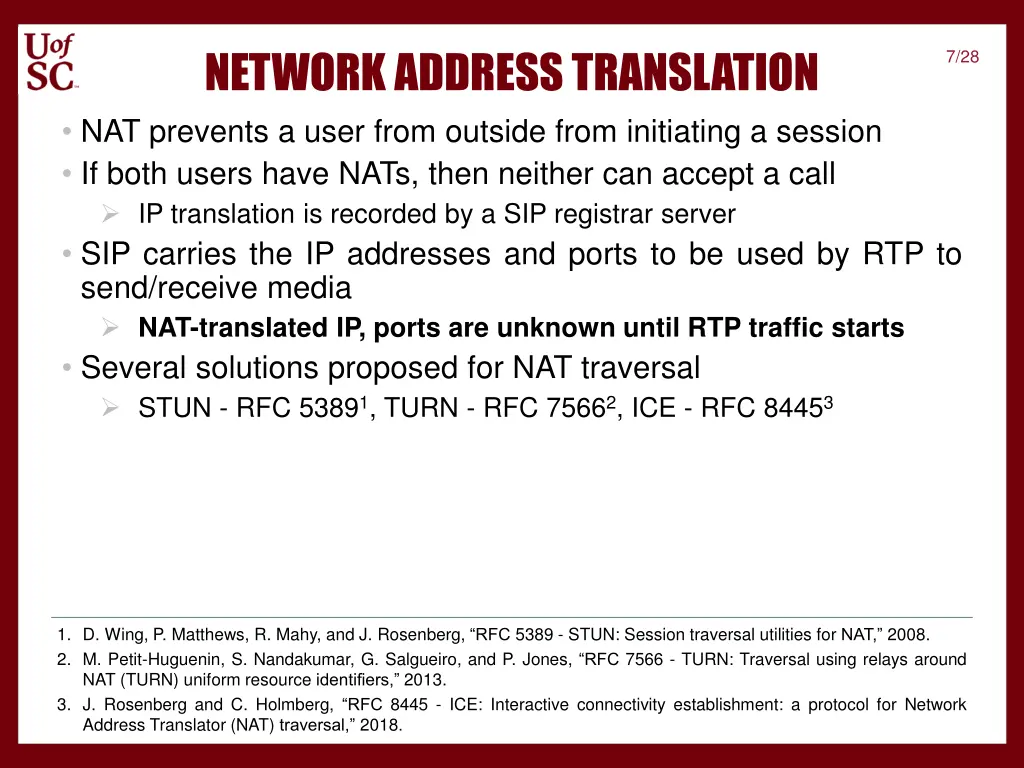 network address translation nat prevents a user