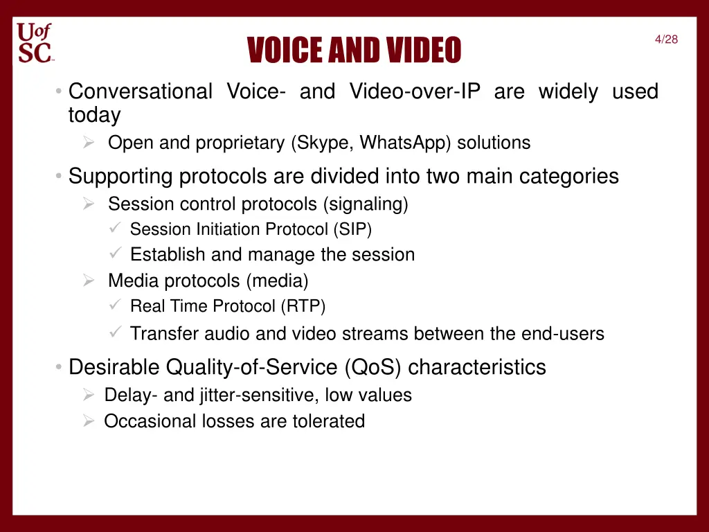voice and video