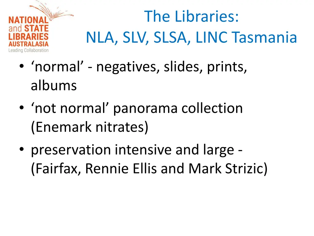 the libraries