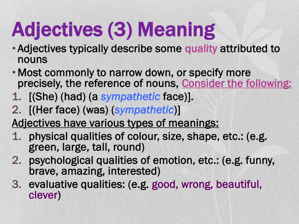 adjectives 3 meaning adjectives 3 meaning