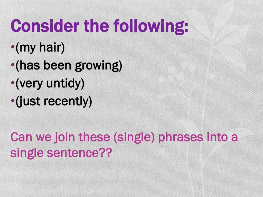 consider the following consider the following 1