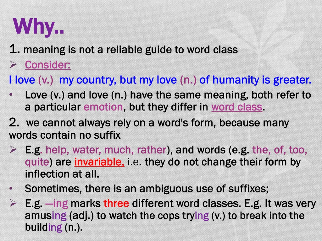 why why 1 1 meaning is not a reliable guide