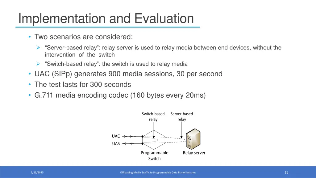 implementation and evaluation 1