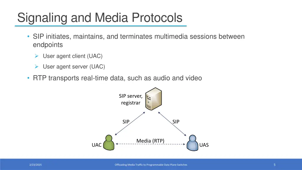 signaling and media protocols