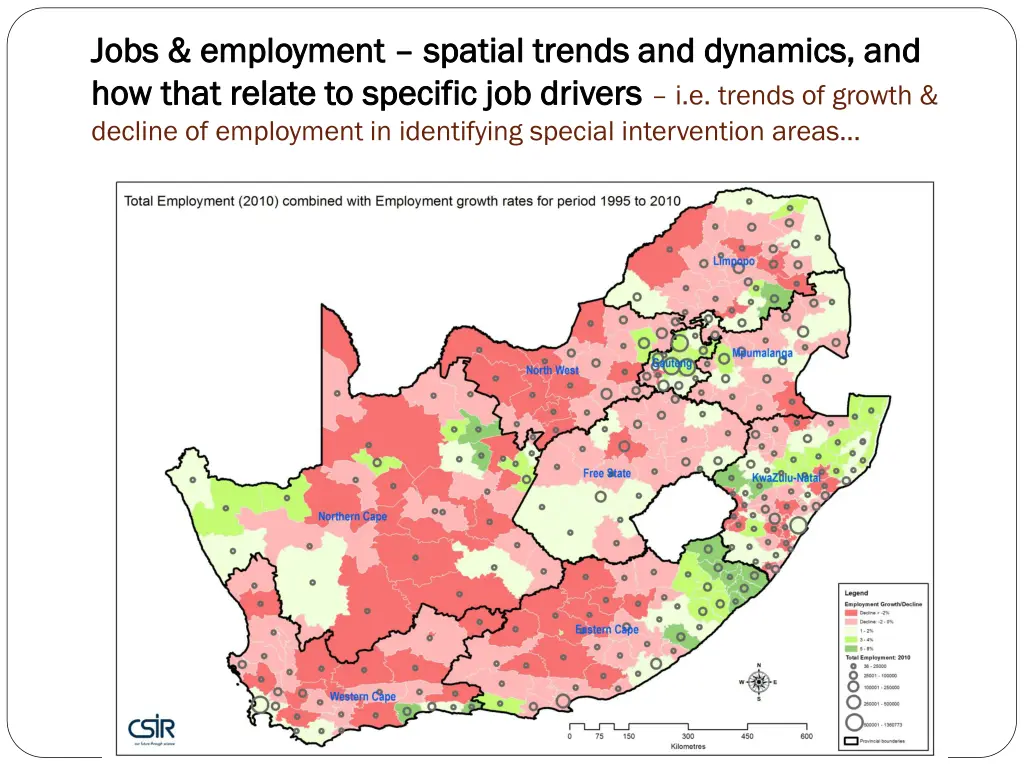 jobs employment jobs employment spatial trends