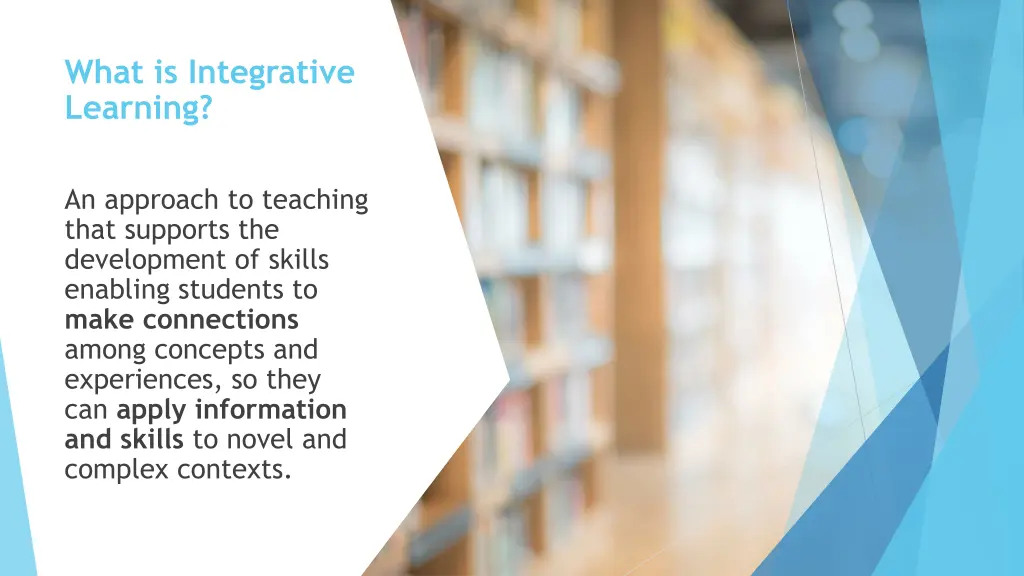 what is integrative learning