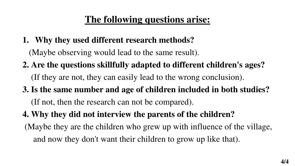 the following questions arise 1