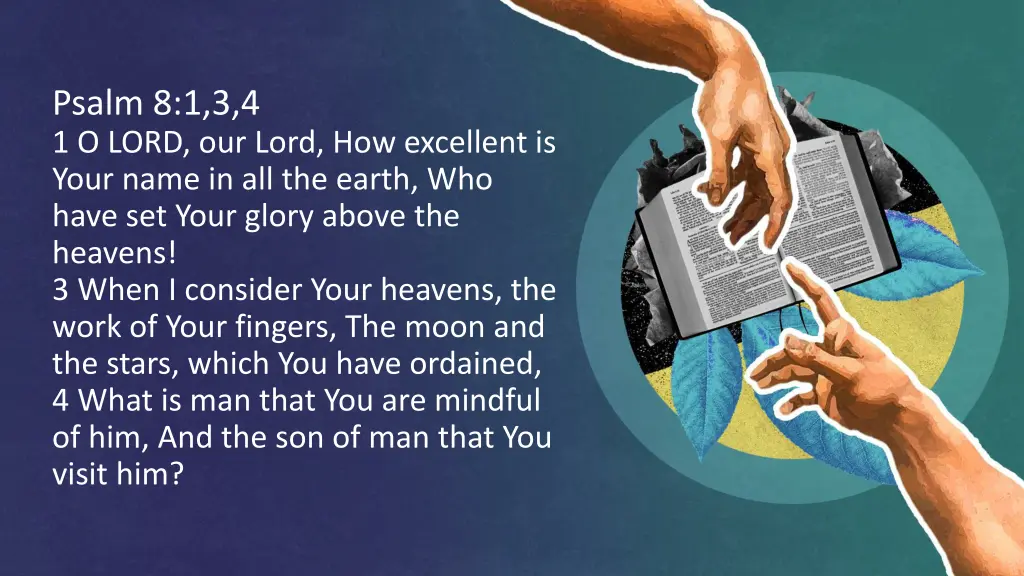 psalm 8 1 3 4 1 o lord our lord how excellent