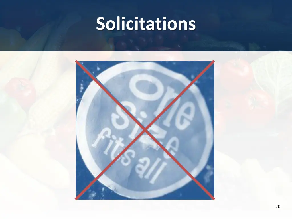 solicitations