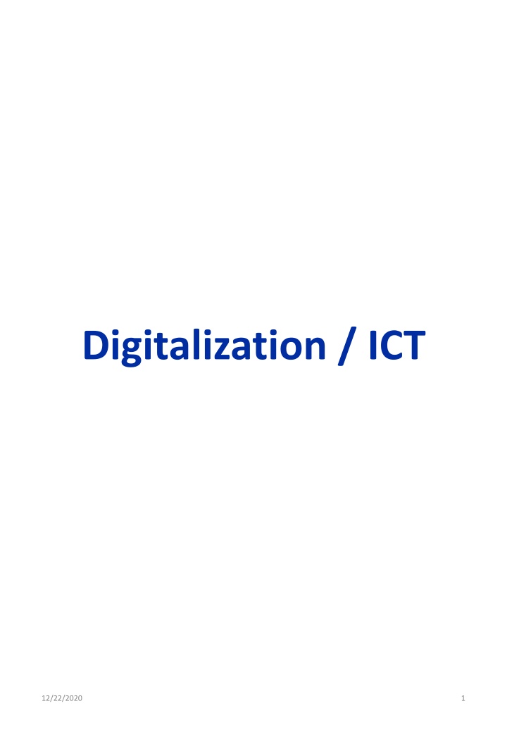 digitalization ict