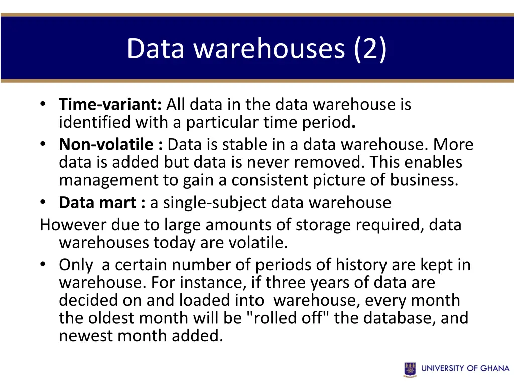 data warehouses 2
