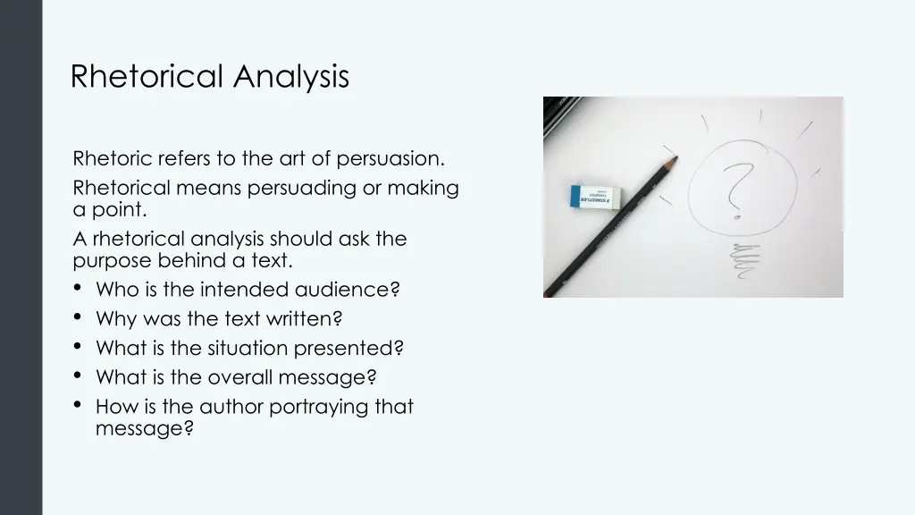 rhetorical analysis