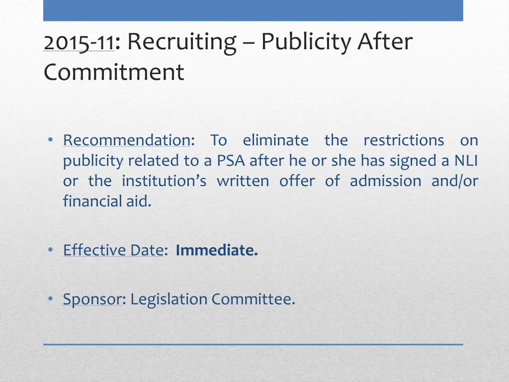 2015 11 recruiting publicity after commitment