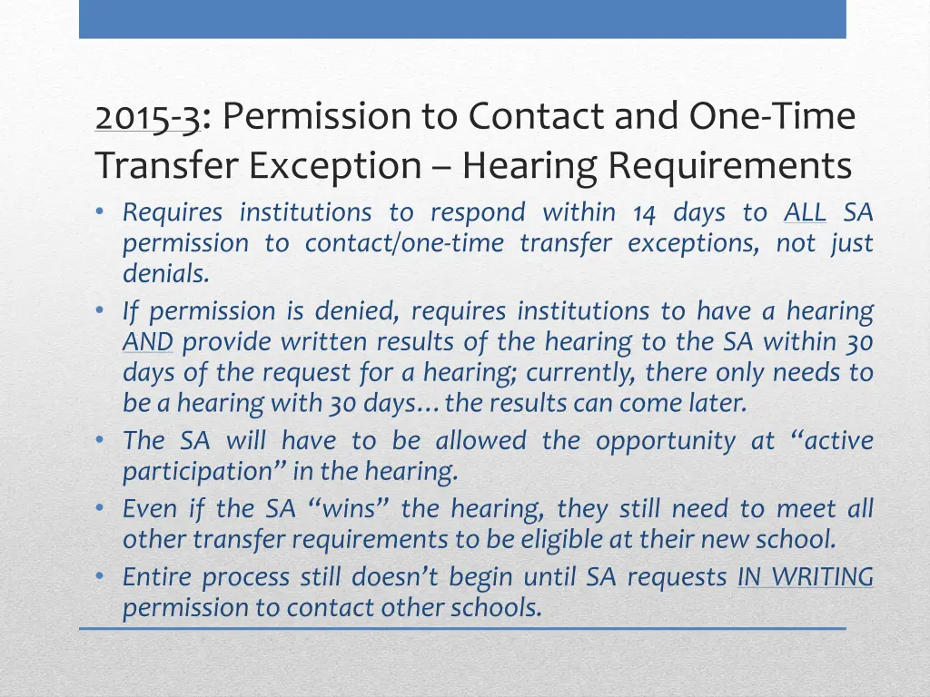 2015 3 permission to contact and one time 2