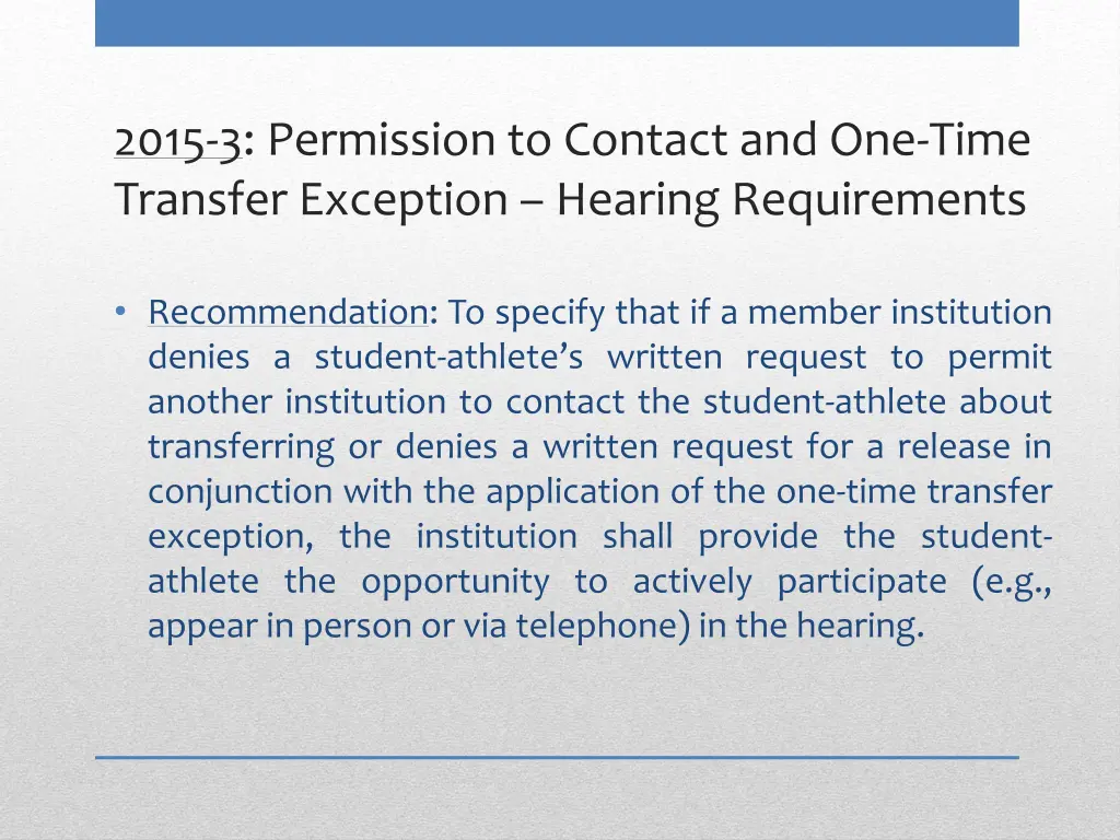 2015 3 permission to contact and one time