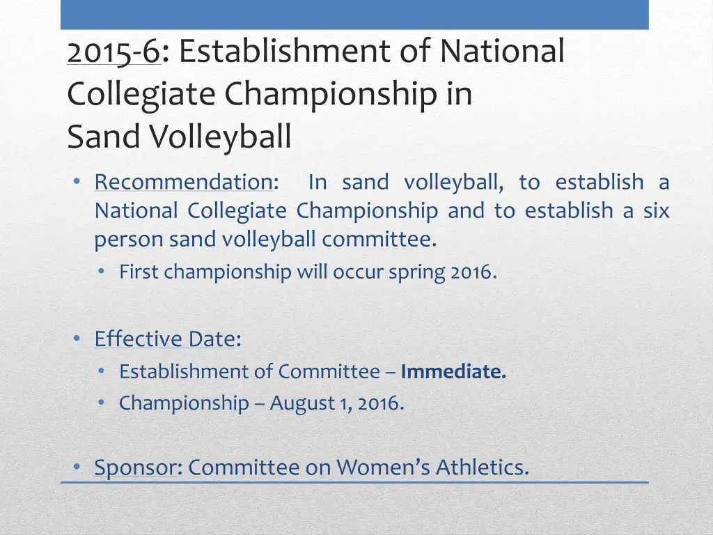 2015 6 establishment of national collegiate