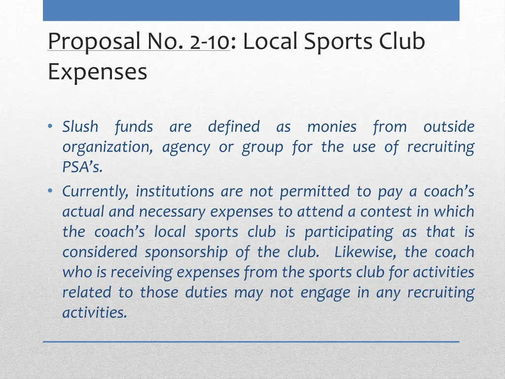 proposal no 2 10 local sports club expenses 1