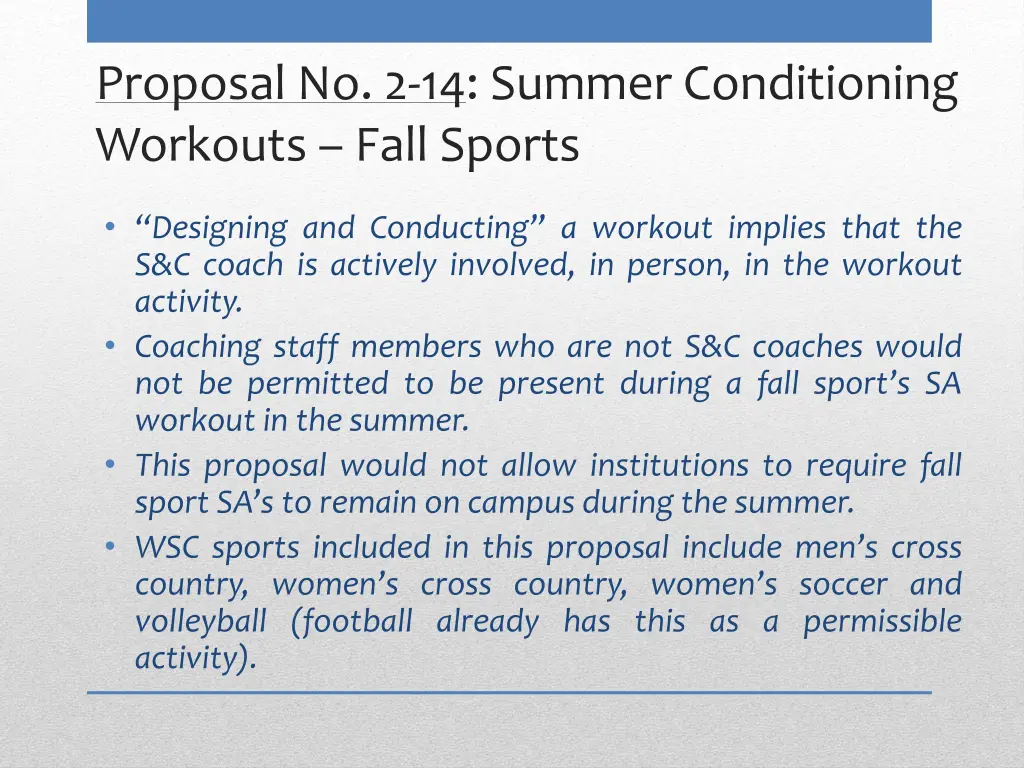 proposal no 2 14 summer conditioning workouts 2