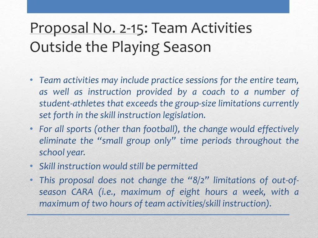 proposal no 2 15 team activities outside 1