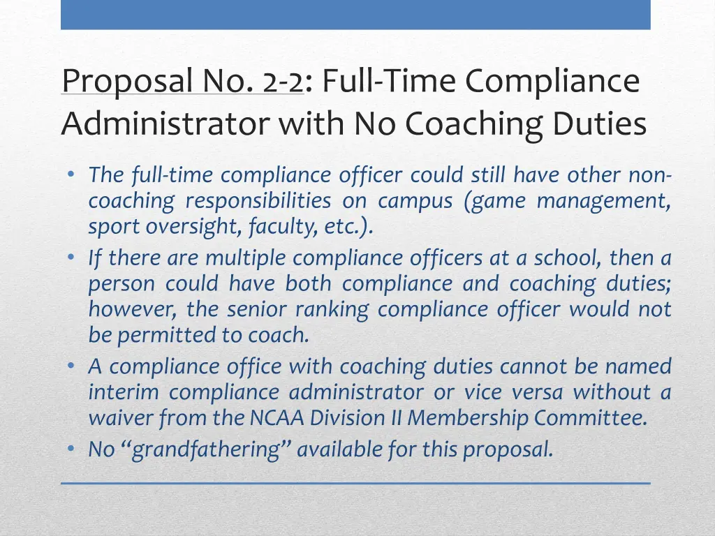 proposal no 2 2 full time compliance 1