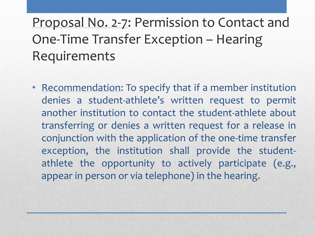 proposal no 2 7 permission to contact