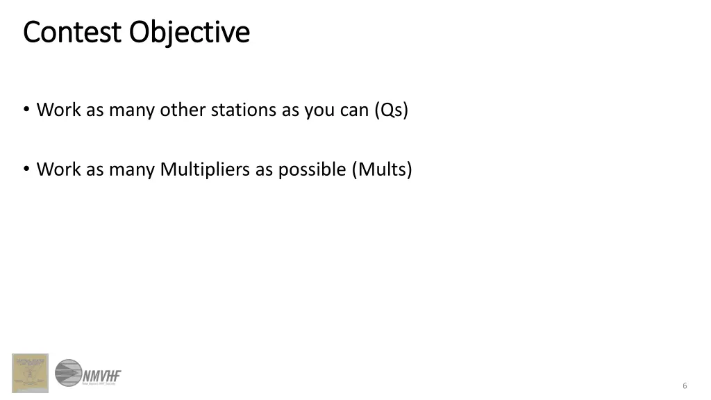 contest objective contest objective