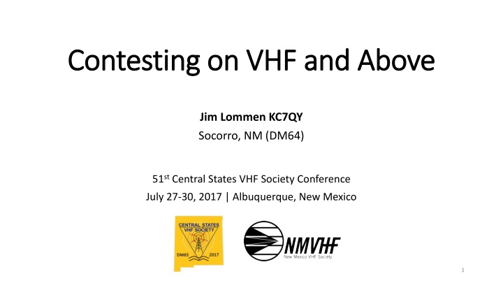 contesting on vhf and above contesting