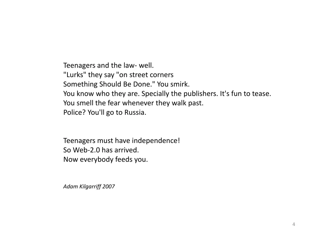 teenagers and the law well lurks they