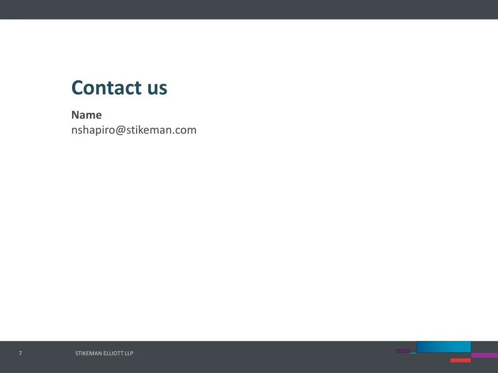 contact us