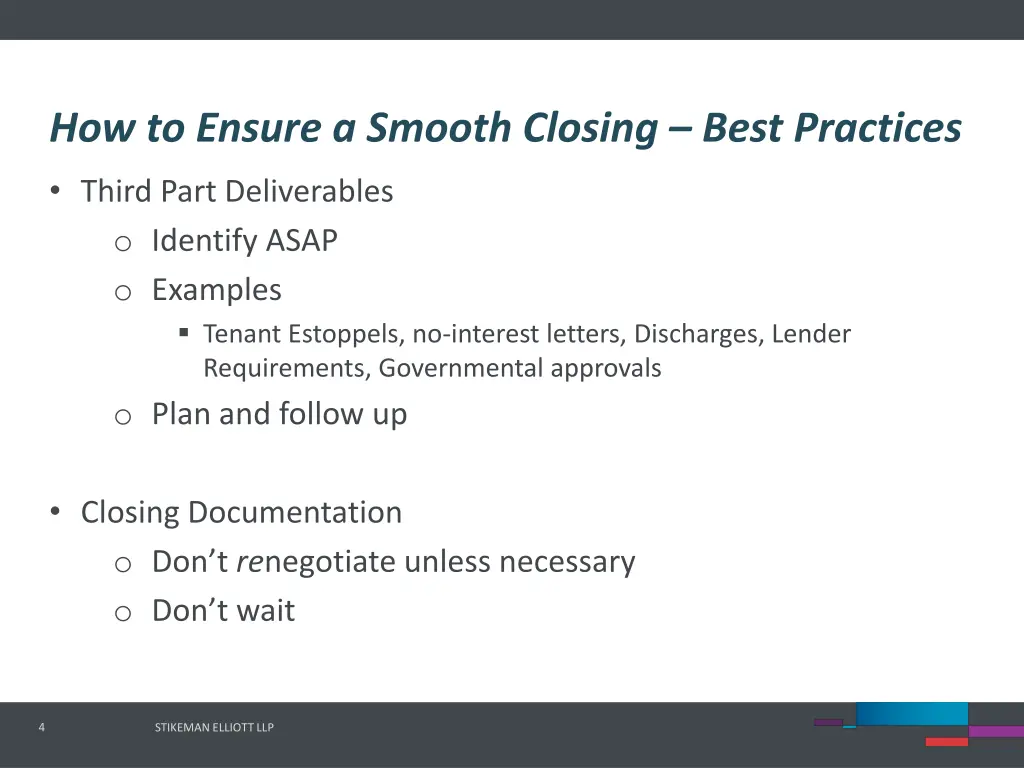 how to ensure a smooth closing best practices 1