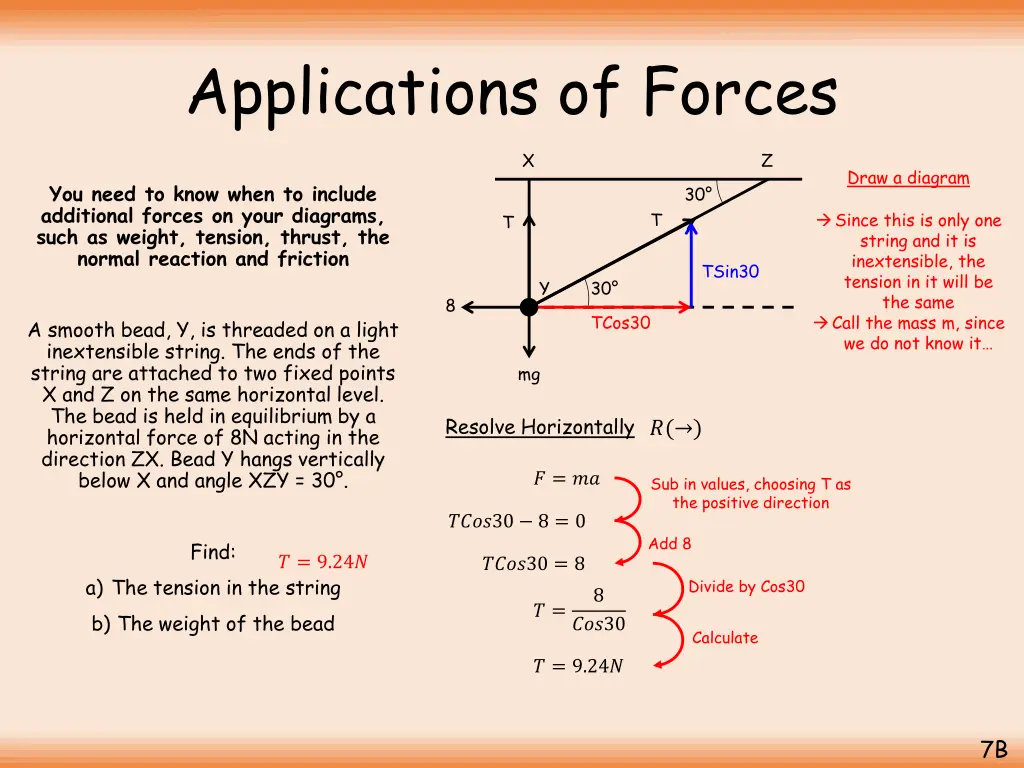 applications of forces