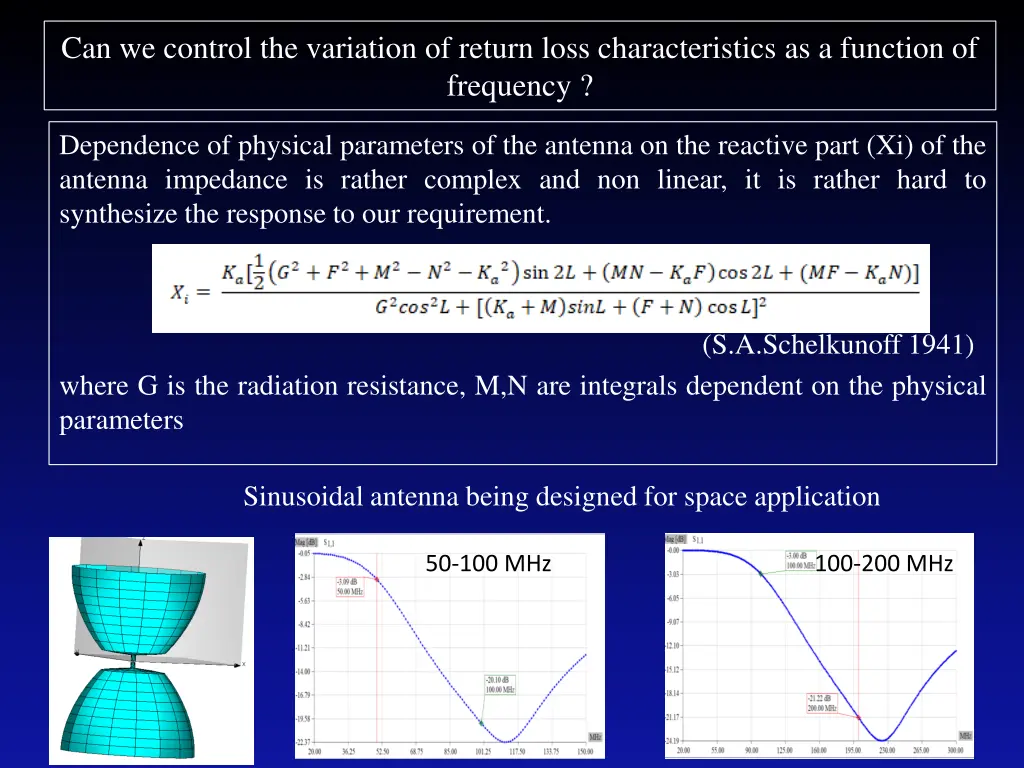 can we control the variation of return loss