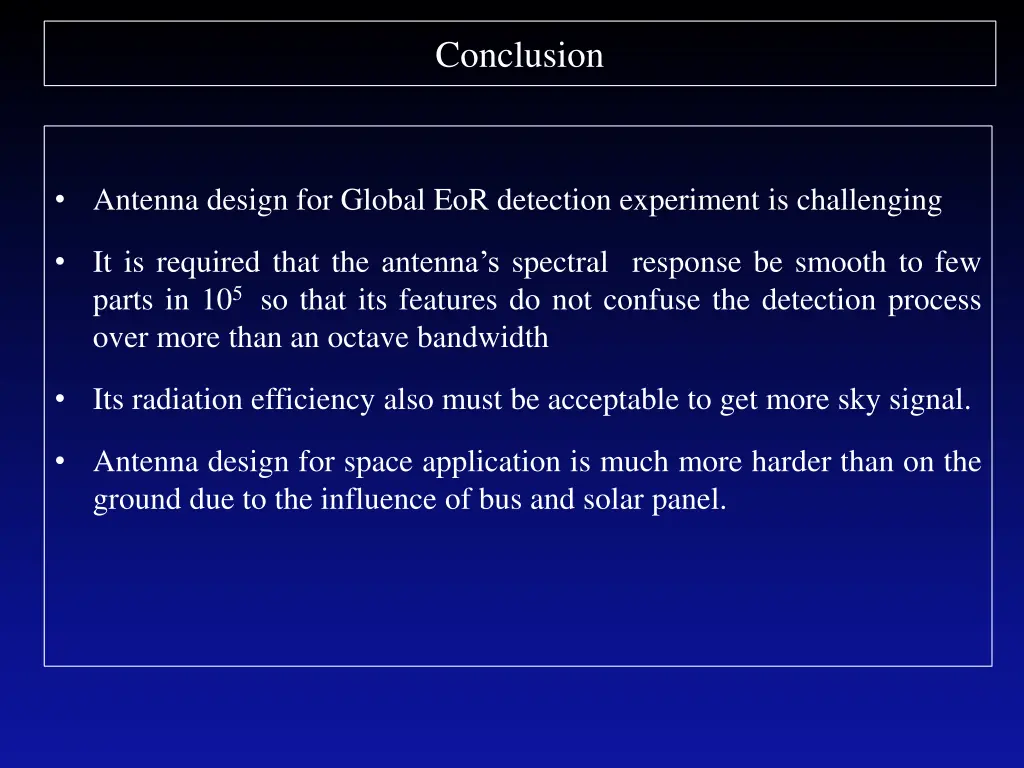 conclusion