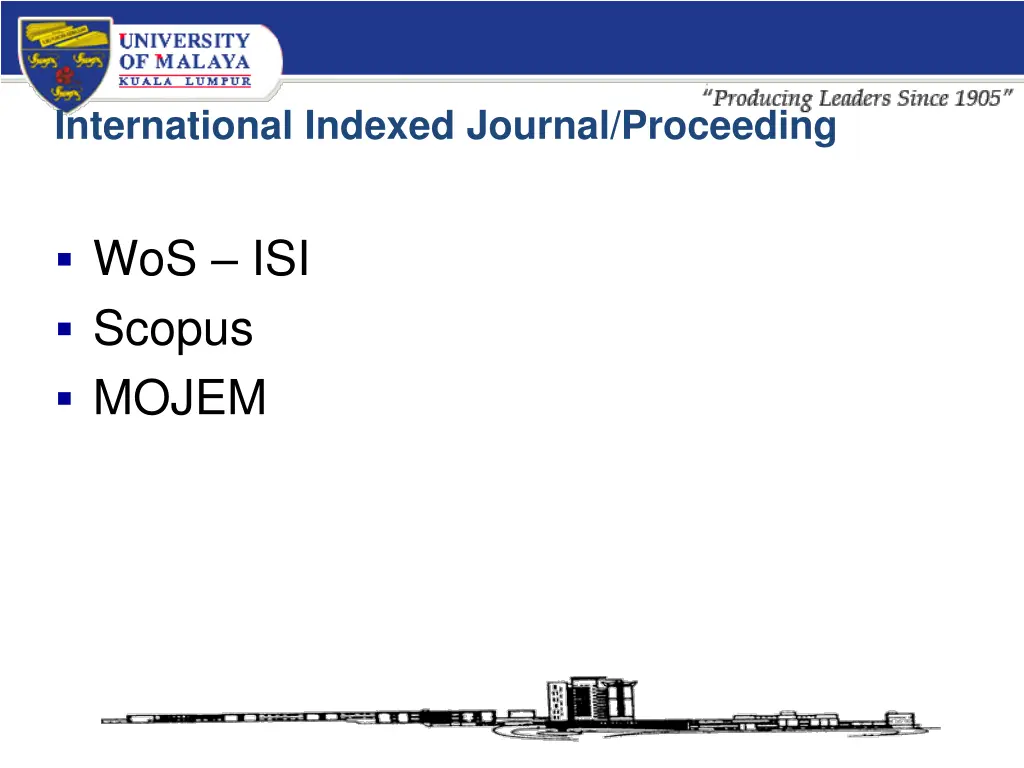 international indexed journal proceeding