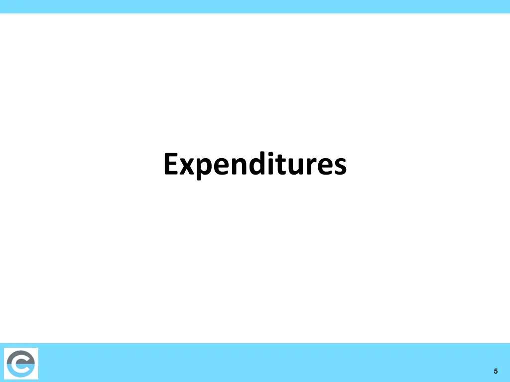expenditures