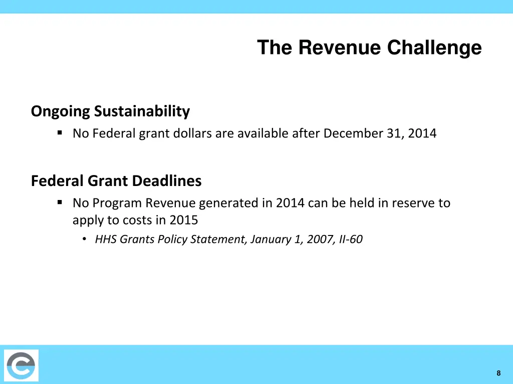 the revenue challenge