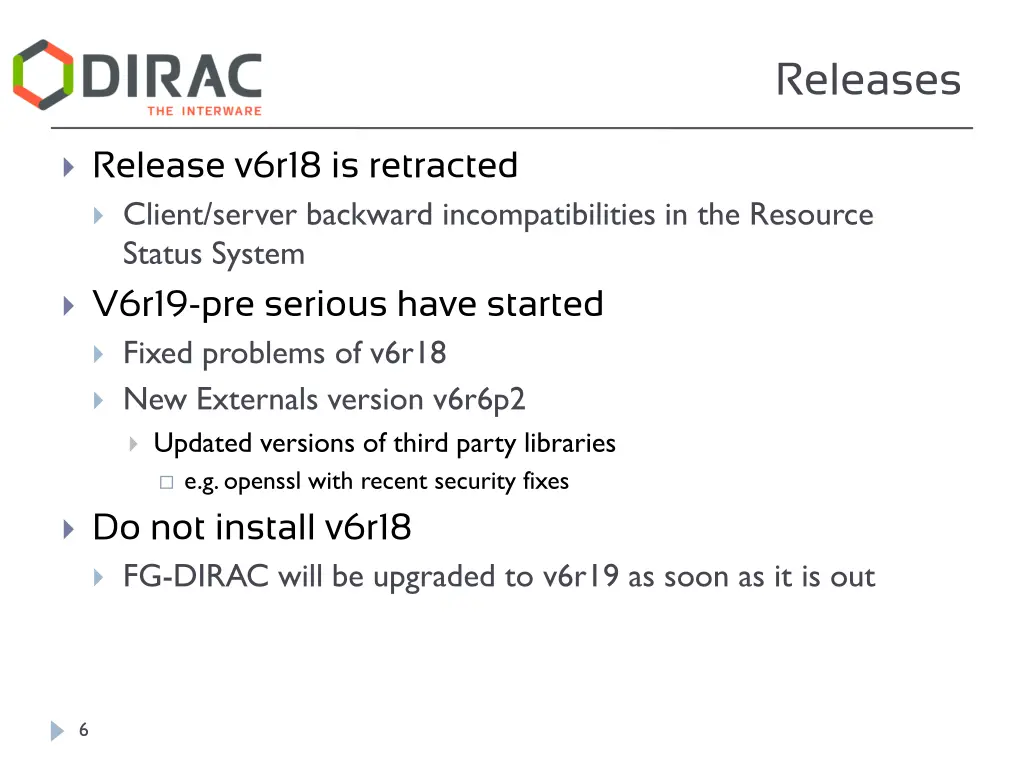 releases