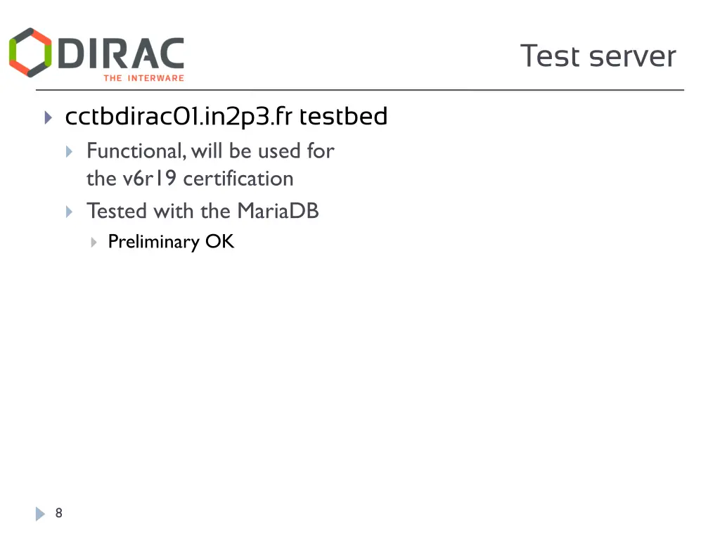 test server