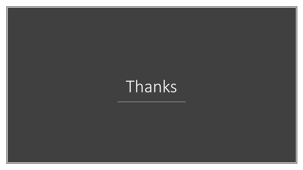 thanks