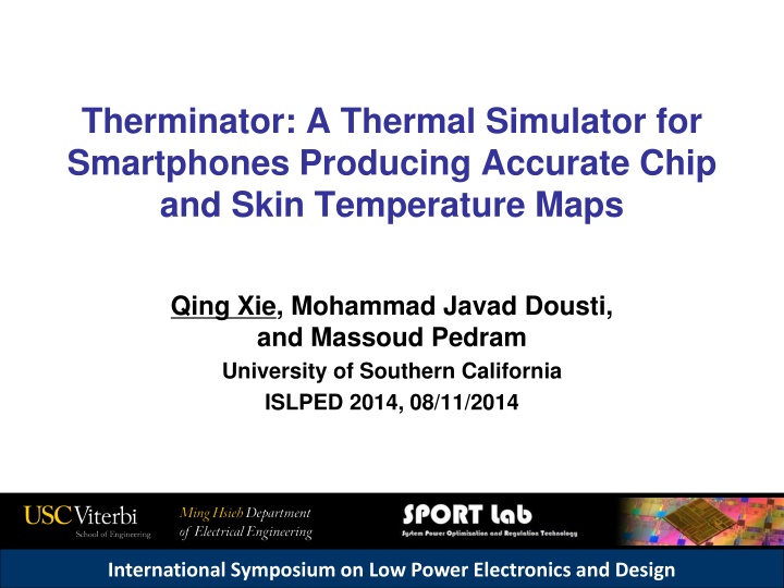 therminator a thermal simulator for smartphones