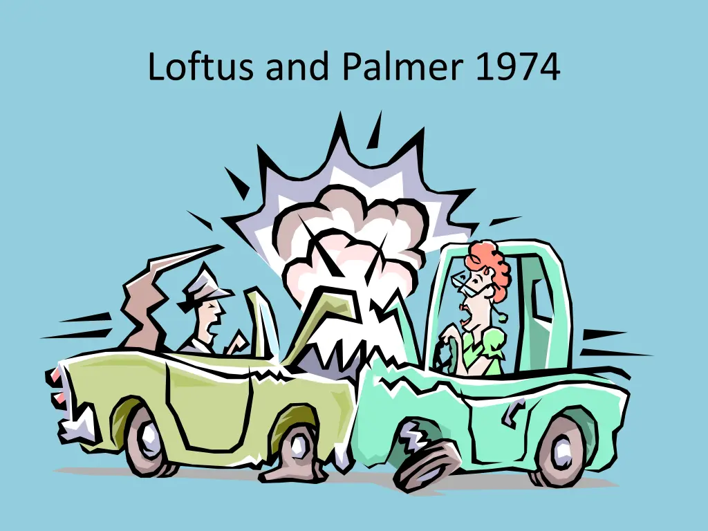 loftus and palmer 1974