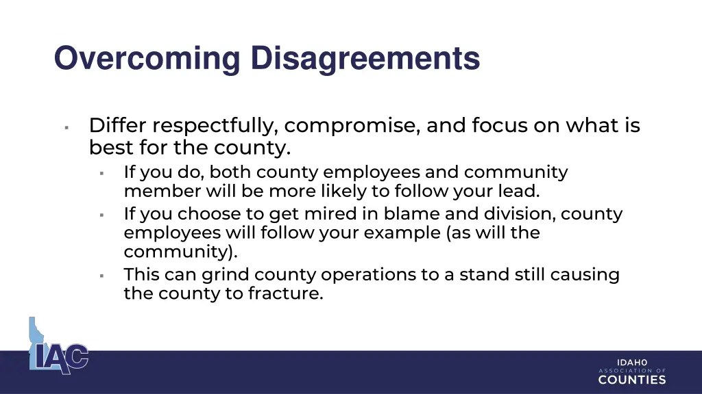 overcoming disagreements
