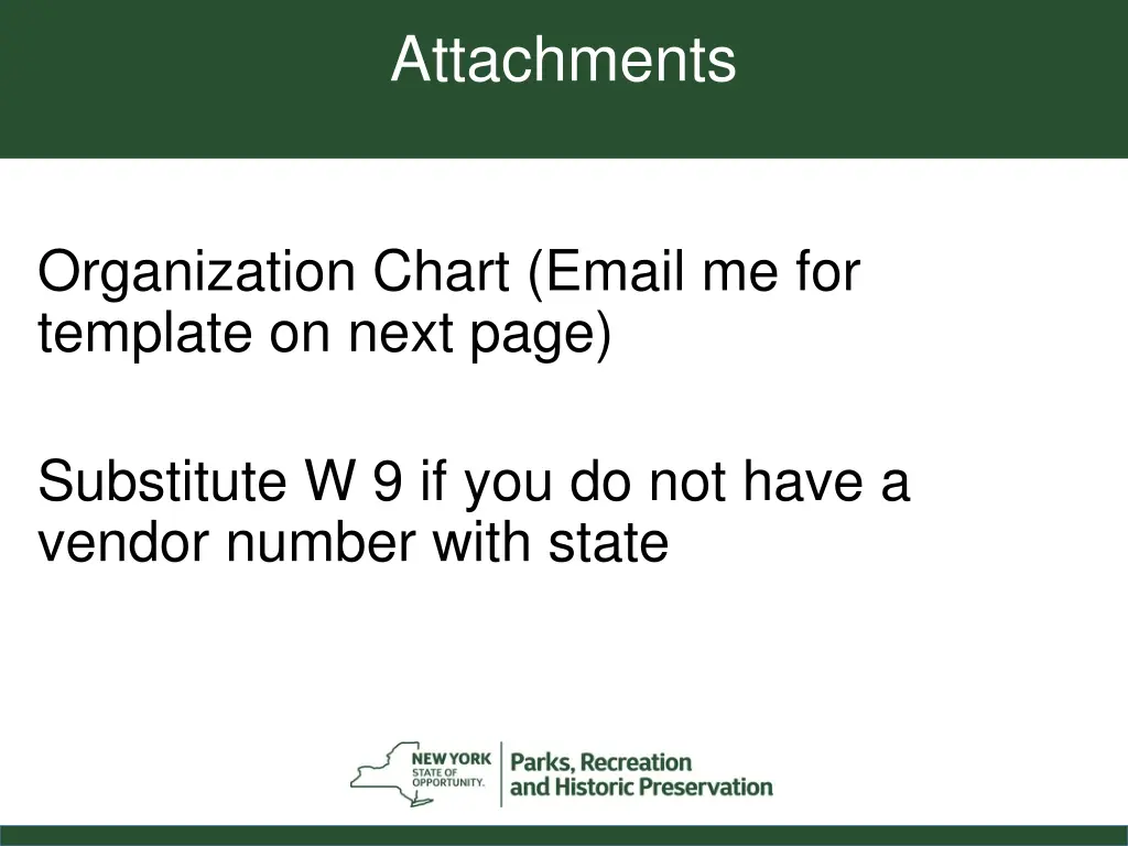 attachments