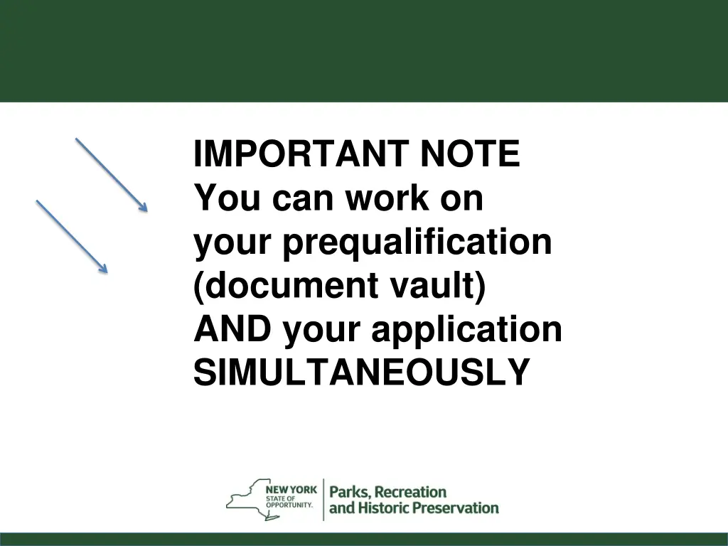important note you can work on your