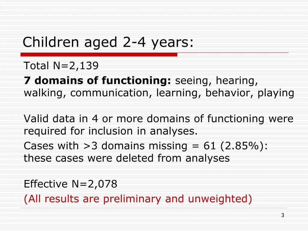 children aged 2 4 years