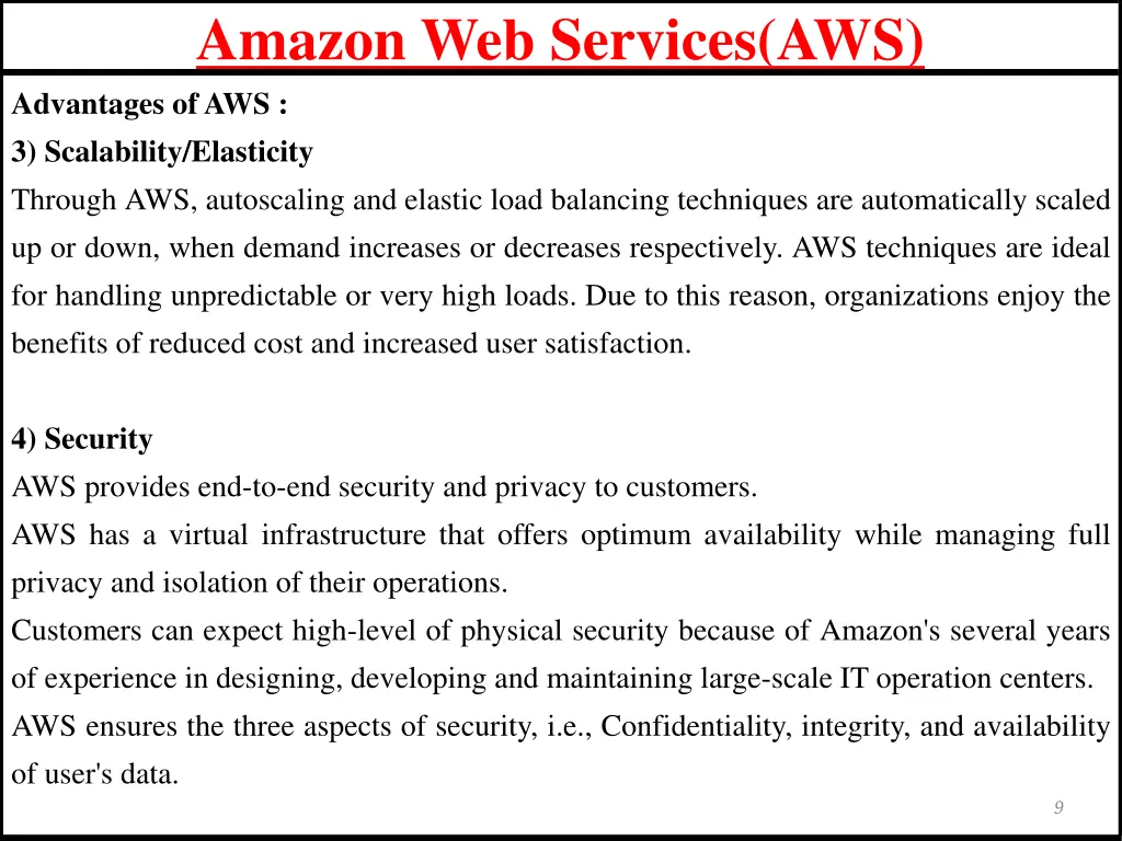 amazon web services aws 5