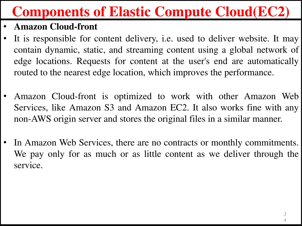 components of elastic compute cloud ec2