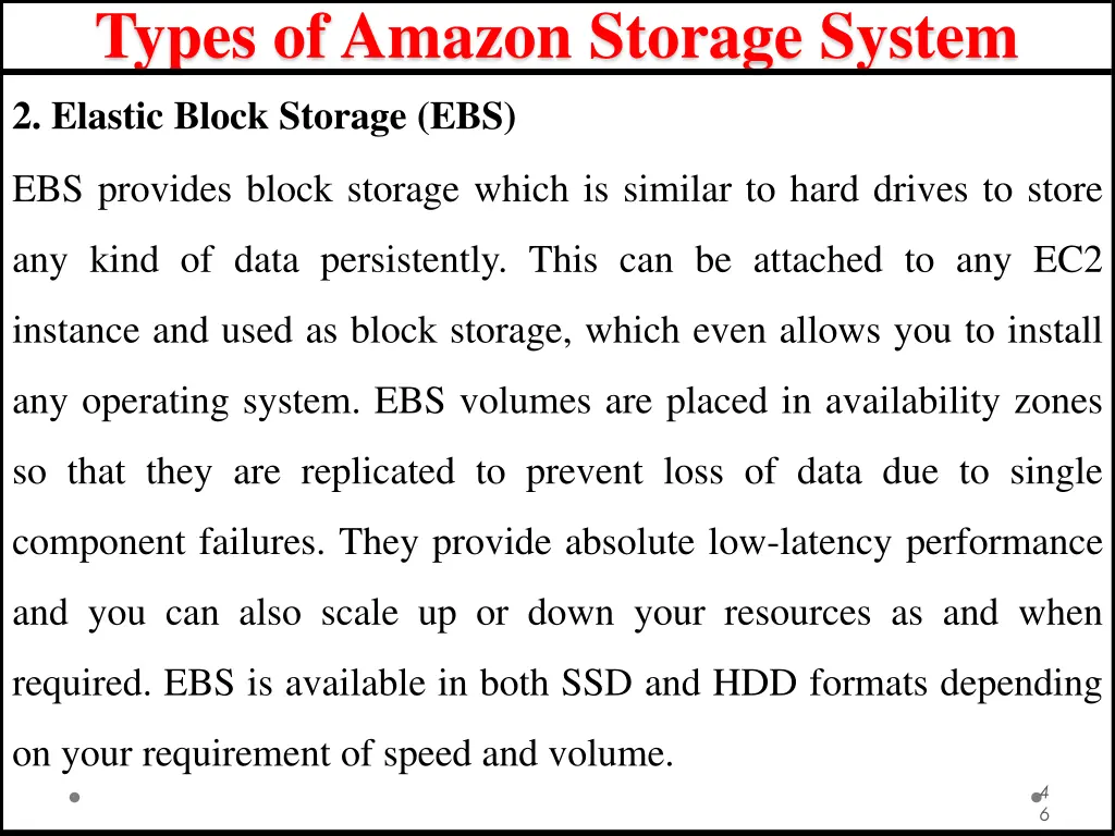 types of amazon storage system 1